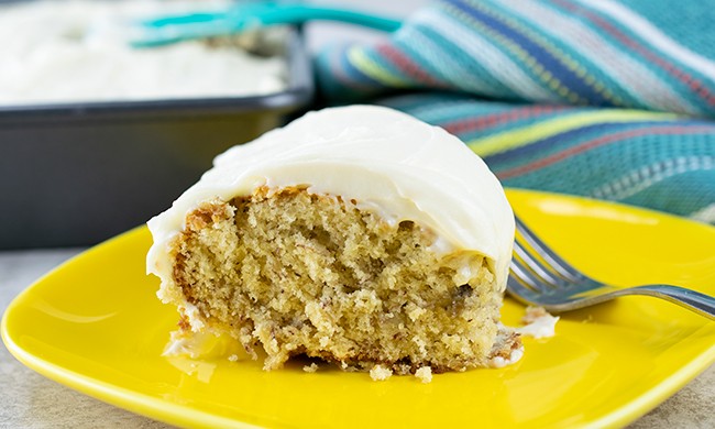 Frosted Banana Cake