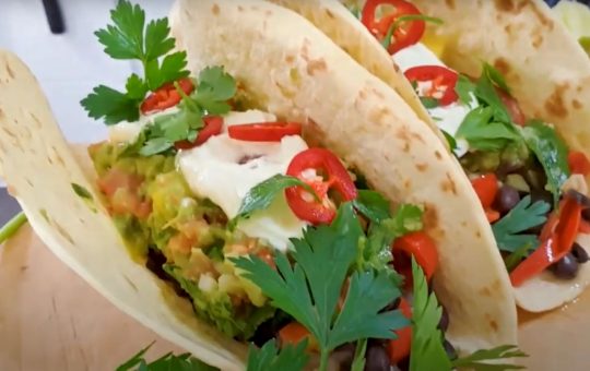 these mexican vegetarian tacos delicioso