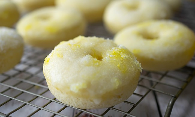 Baked Lemon Donuts Delight